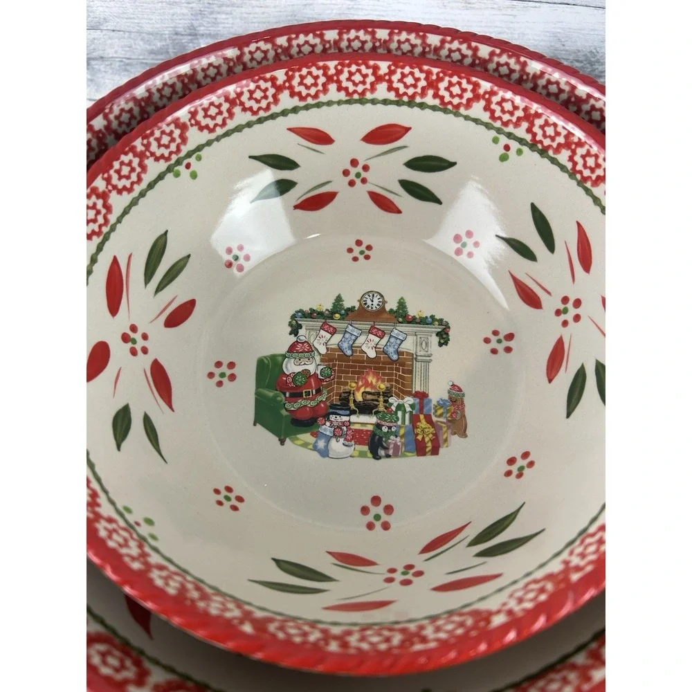 Temp-tations By Tara Christmas 5 Nesting Bowls
